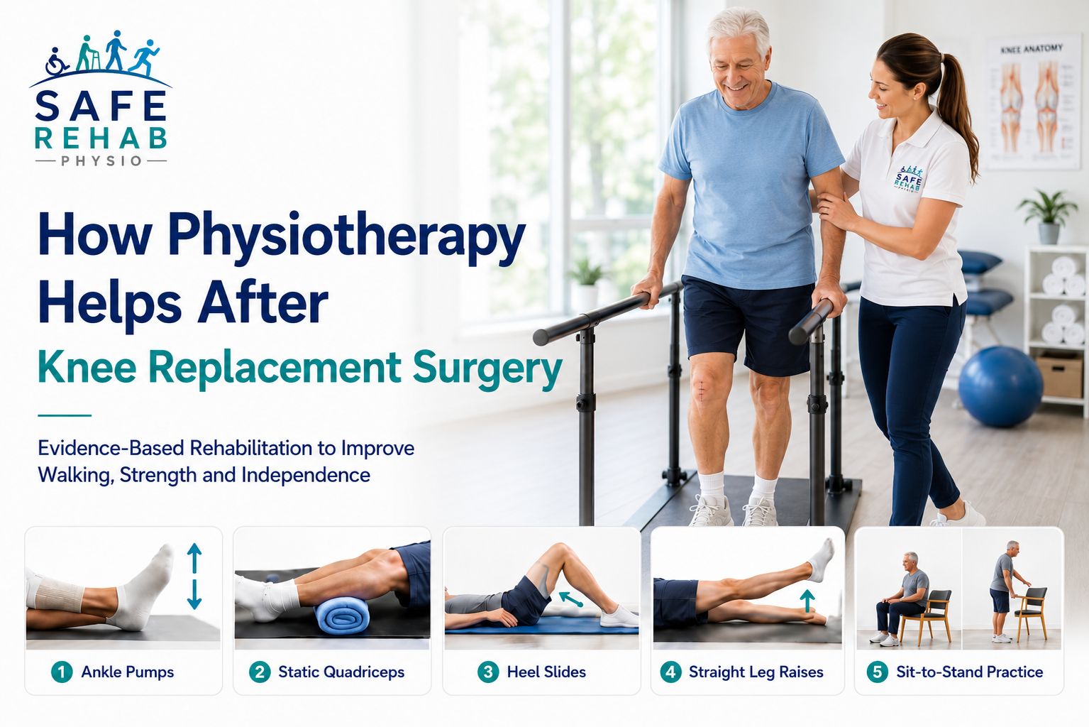 Knee Replacement Blog-image How Physiotherapy Helps After Knee Replacement Surgery